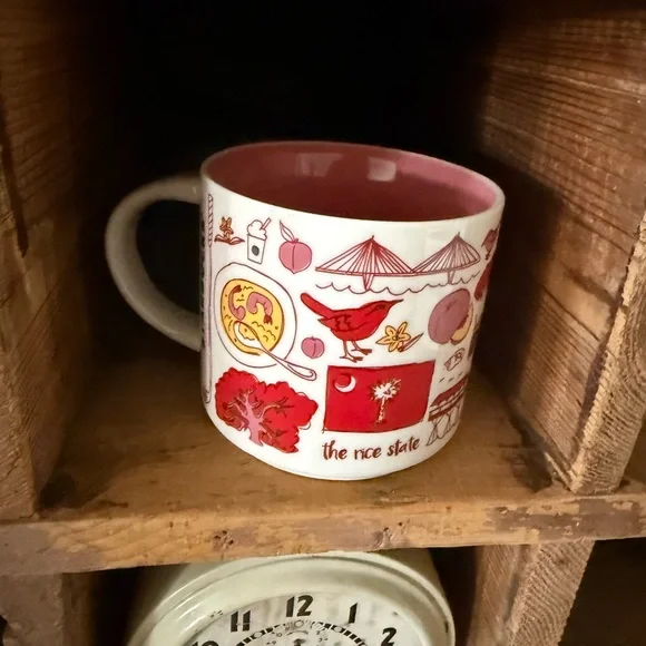 Starbucks South Carolina Souvenir Mug - Red and White Been There Series - Picture 2 of 6